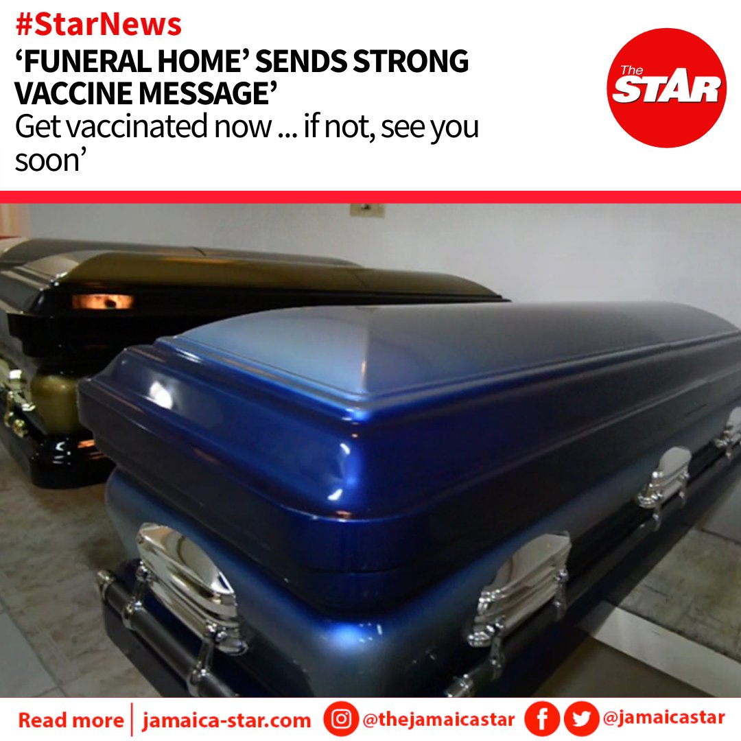 Jamaica Star on Twitter "StarNews "Don't get vaccinated," read a message posted on the side
