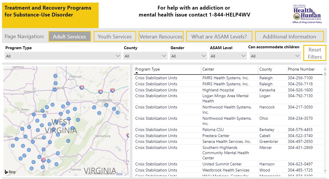 HealthConnectWV's tweet photo. If you’re looking for treatment or recovery programs near you, check out the WV Office of Drug Control Policy’s Treatment and Recovery Resources map located here: https://t.co/z4tGjVf8IM. 

#RecoveryMonthWV #RecoveryMonth https://t.co/x8LU34DwAc
