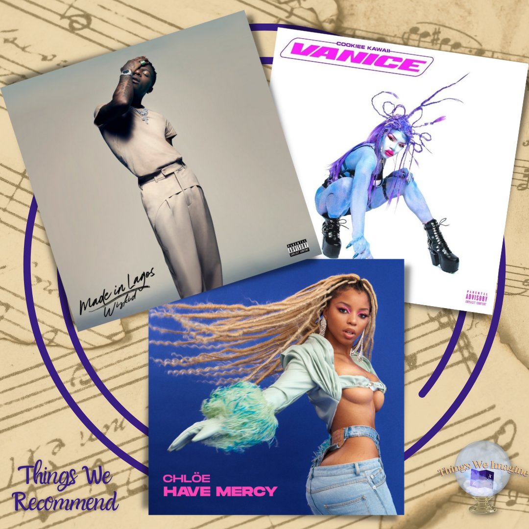thingsweimagine's tweet photo. Check out the songs we're listening to this month!
@yanawroteit: 
🎶Have Mercy by Chlöe
🎶Violin by Cookiee Kawaii ft. Dear Silas
🎶Essence by Wizkid ft. Tem

@porsheuh: 
🎶Wildest Moments by Jessie Ware
🎶If You Care by Q
🎶WILDLINGS by Tobe Nwigwe, EARTHGANG, Duckwrth https://t.co/bmdB9MYubn