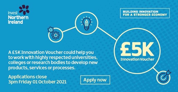 C_TRIC's tweet photo. Have you an innovative #healthcare related idea 🤔 apply before 1st October for this @InvestNI Innovation Voucher👇Contact us @C_TRIC to see how we can help develop your idea #clinicalresearch #personalisedmedicine @WesternHSCTrust https://t.co/4DACfMjAdv