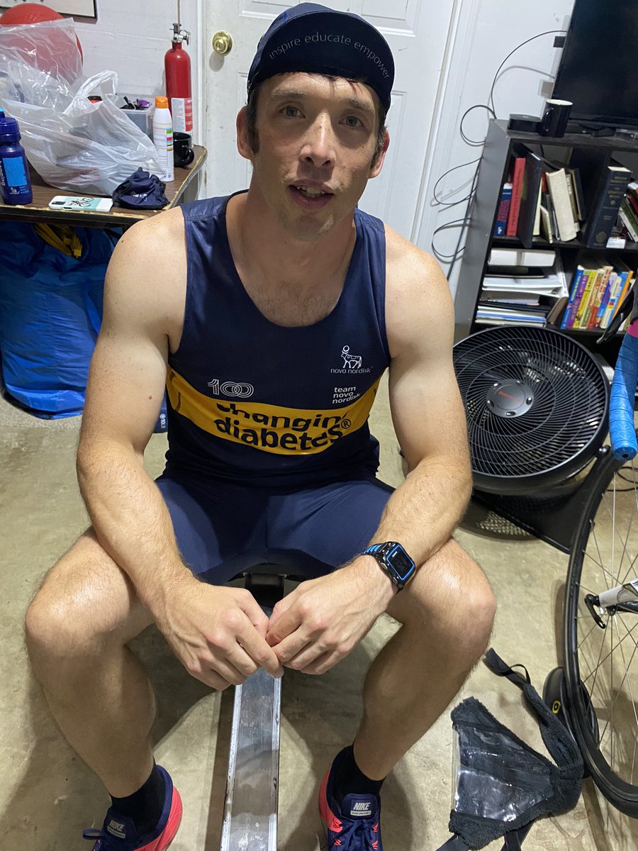 TypeOneTri's tweet image. Doing @5keasd a bit differently with 5000 meters on the rower. Get out and run, walk, ride, or row to celebrate 100th anniversary of the discovery insulin. easd5k.com #teamnovonordisk #whatspossible