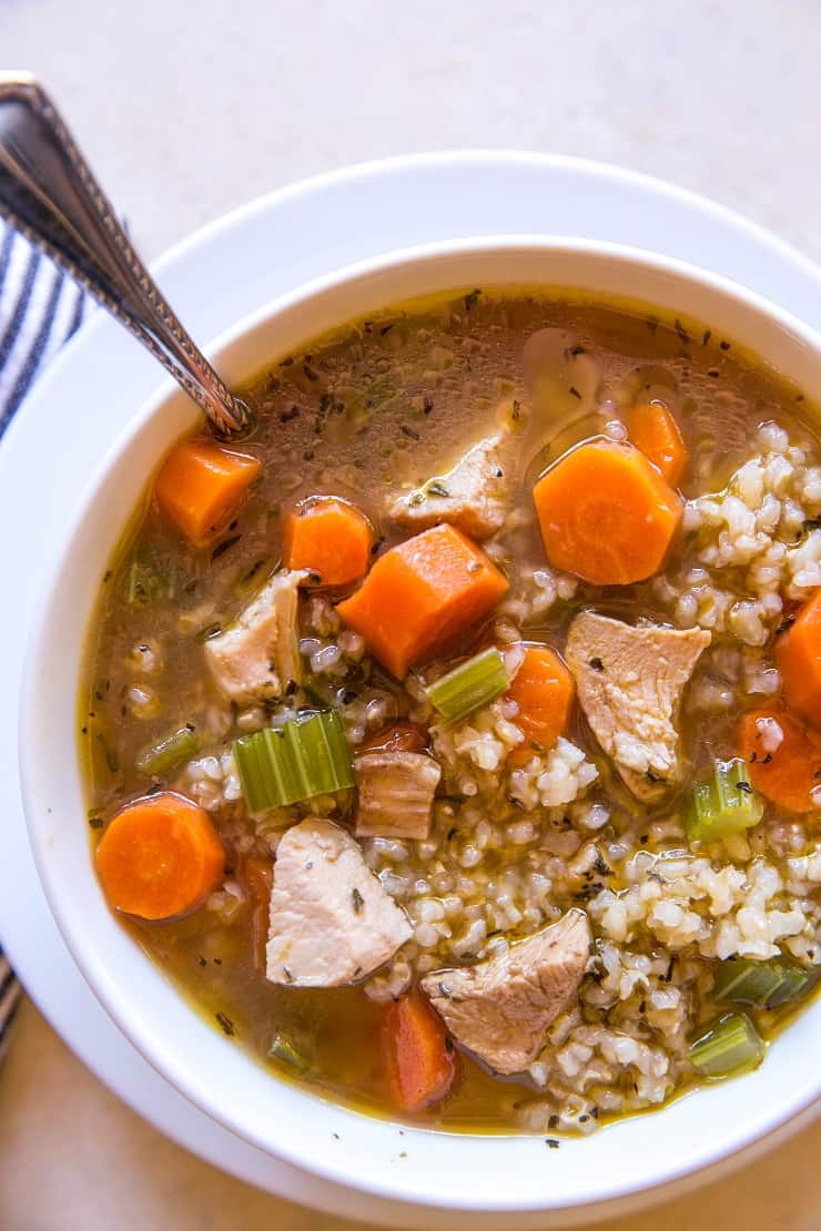 Slow Cooker Chicken and Rice Soup Recipe