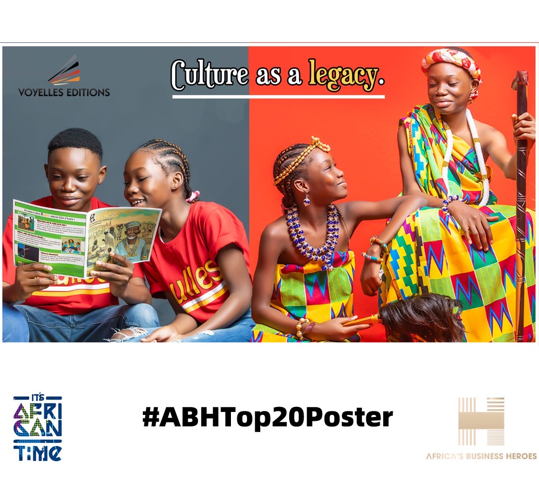 africa_heroes's tweet photo. Happy Friday!!!

Today we will showcase the last 2 Top20 business heroes posters! Let's welcome Voyelles Editions from Ivory Coast and Women choice Industries from Tanzania.

#AfricasBusinessHeroes #ABH2021 https://t.co/jWCKYFUoAL