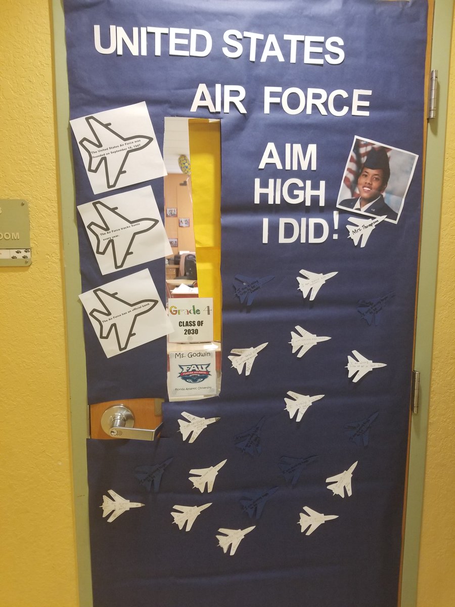 ESOL4LIFE's tweet photo. We are ready for "College and Career Week".  We are Aiming High in 4th Grade.  Hooah. https://t.co/zzclwwHDbu