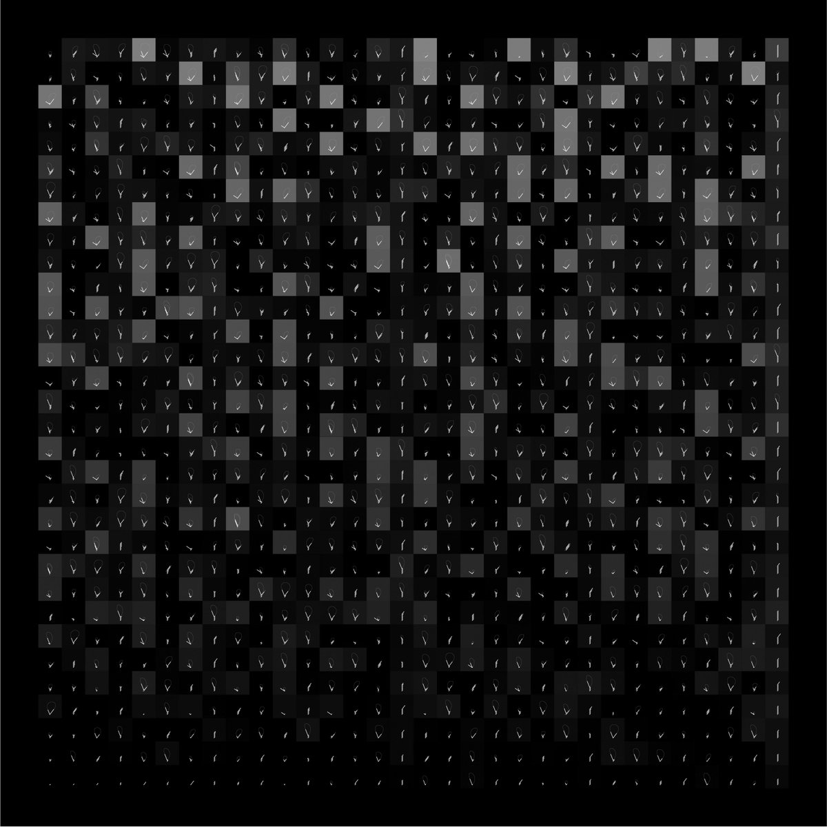 hansjakobwagner's tweet photo. testing a rarity maps for the prime nouns / botbit project... #botbits https://t.co/IOfAzwFt35