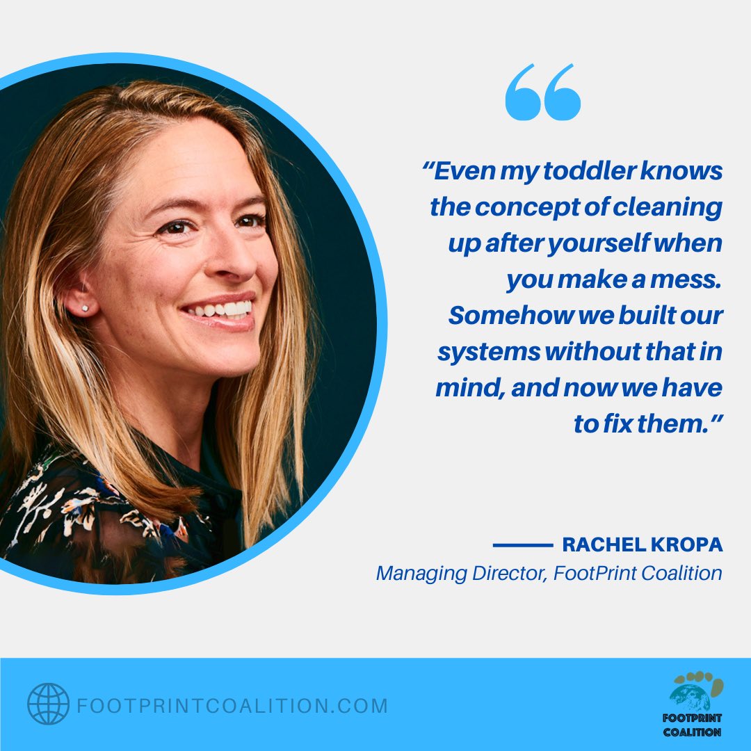 Let’s celebrate some incredible #WomenInClimate - for our first installment, here’s a quote from our very own Rachel Kropa 🌎🌿