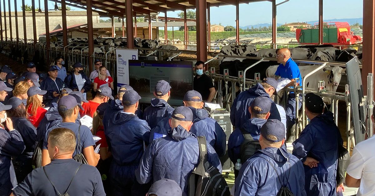 Zinpro's tweet photo. Thank you to all who participated in the Summer Hoof Trimming School in Girona, Spain. We look forward to sharing the lessons from Courtney Halbach about creating more welfare-friendly designs of hoof trimming areas with customers and producers. https://t.co/F1wSb13if5