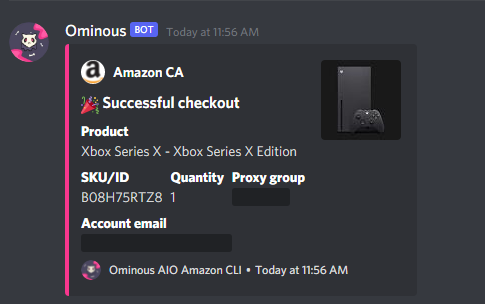 autosolving's tweet photo. 1 is better then none. First time running Ominous in months and I got to my PC late AF
Bot : @OminousAIO
CG : @TheNorthCop
Proxies : @byteful Private Subnet
ACO : @banned_aco @StepBroACO 
Accounts : @CheemaGen 
Buddies : @crackedbotter @Levi_S3nP4i @anup04 
DONT SLEEP ON TNC! https://t.co/7QmveclQuE