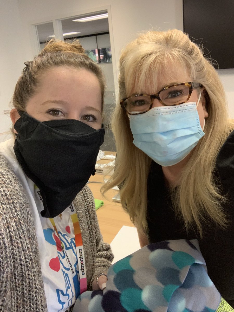 What an awesome day volunteering with some of my favorite <a href="/edmentum/">edmentum</a> friends making “lovies” to donate to Hope Cottage! #VTO