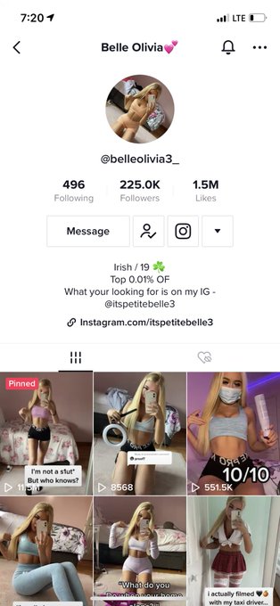 Just posted my first tiktok with my voice in it 🙊 check it out username is @belleolivia3_ on tiktok https://t