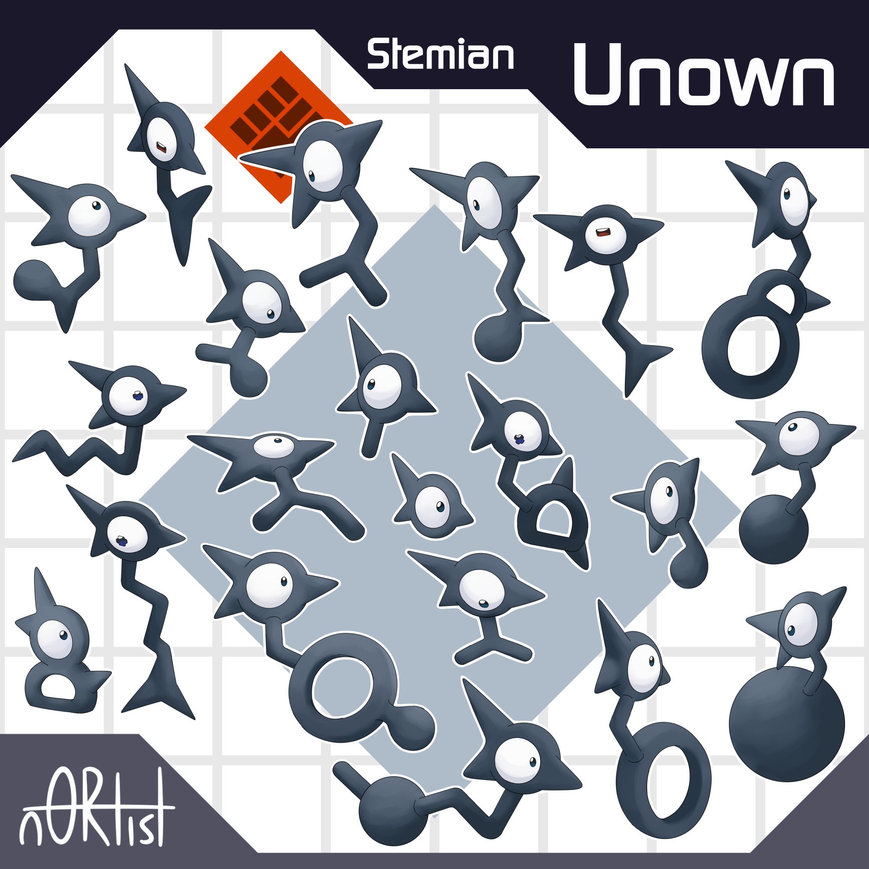 The Unown  .Fakemon. Amino