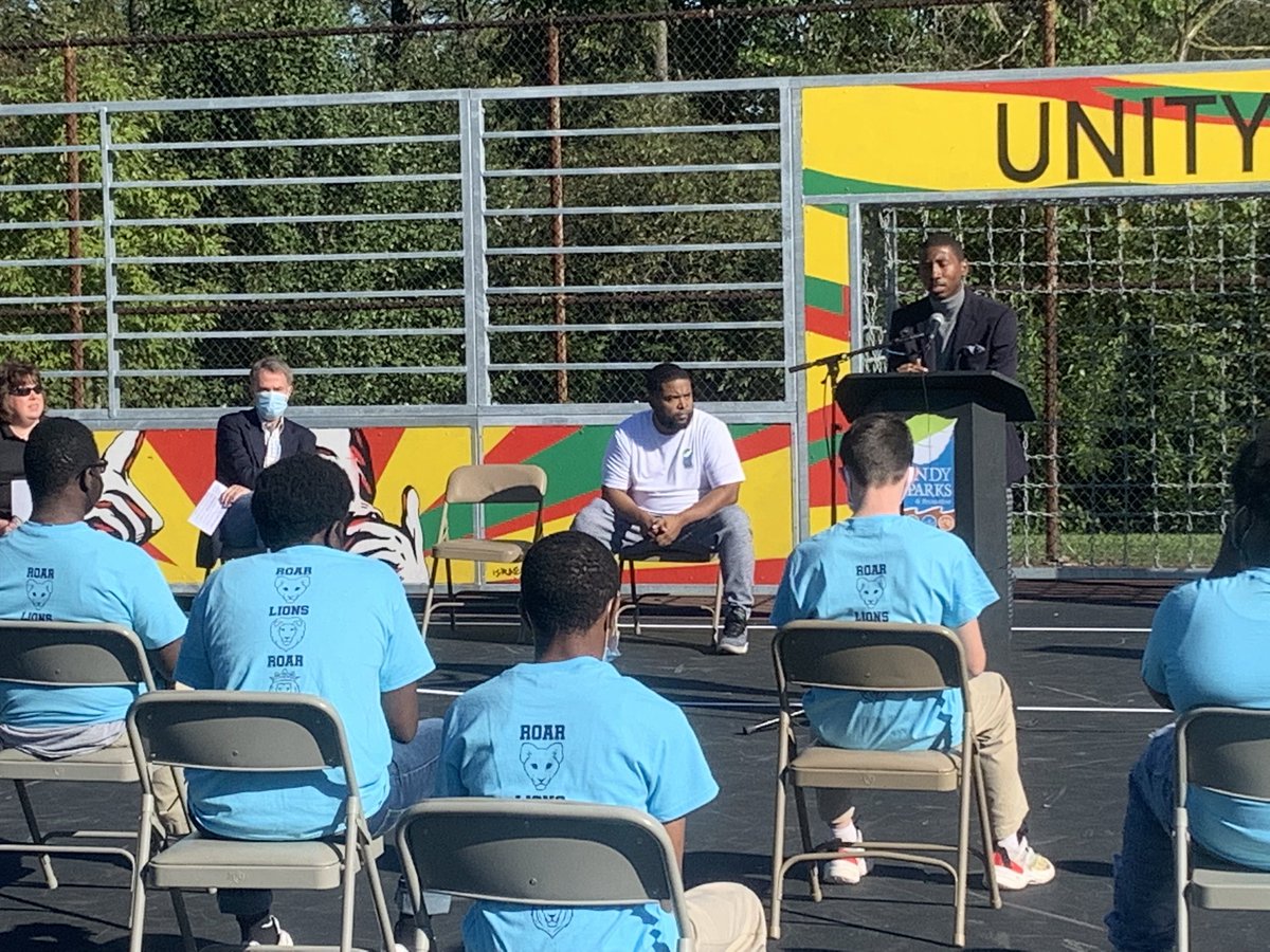 USAofIndiana's tweet photo. Congratulations Ray! @raygaddis grand opening &amp; ribbon cutting of new @IndyParksandRec mini pitch with Mayor! Thank you Ray! @IndyMayorJoe @tschaffer1 @2adenman @USAofIndiana @SoccerIndiana @IndianaFutsal @ussoccerfndn @MLS @PhilaUnion @BPCMLS #indyburn90eagles #Jacob #Little https://t.co/UGKOZ4oL8O
