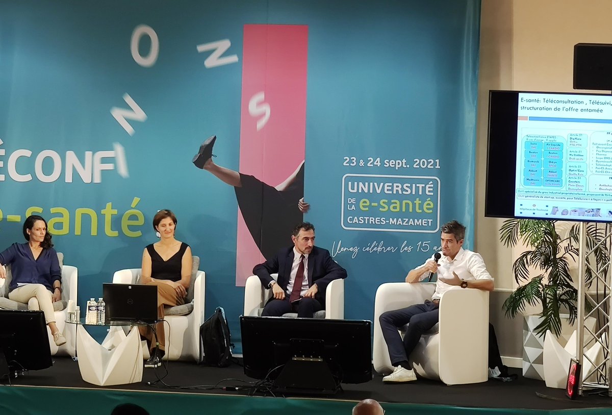 S_Pecault's tweet photo. Hôpital hors des murs : dans un contexte où la crise a accéléré les besoins de soins numériques, le @CHUdeToulouse a lancé un programme pour rationaliser ces besoins tout en intégrant les outils régionaux @GIPesanteOcc et la feuille de route nationale avec #MonEspaceSanté https://t.co/TBPS7g7WyS