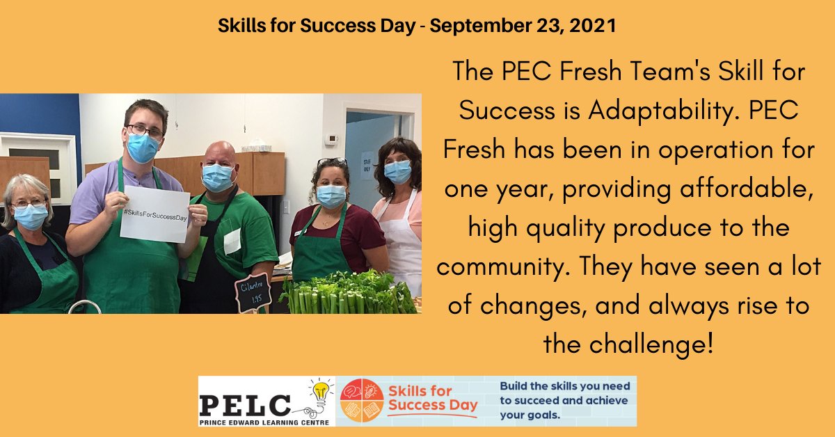 Skills for Success are the everyday skills needed for work, learning and life. Improving them will help you succeed in theworkplace.  Call PELC sharpen your #skillsforsuccess <a href="/abclifeliteracy/">abclifeliteracy</a> @princeedwardlearningcentre #skillsforsuccessday #adultliteracy
