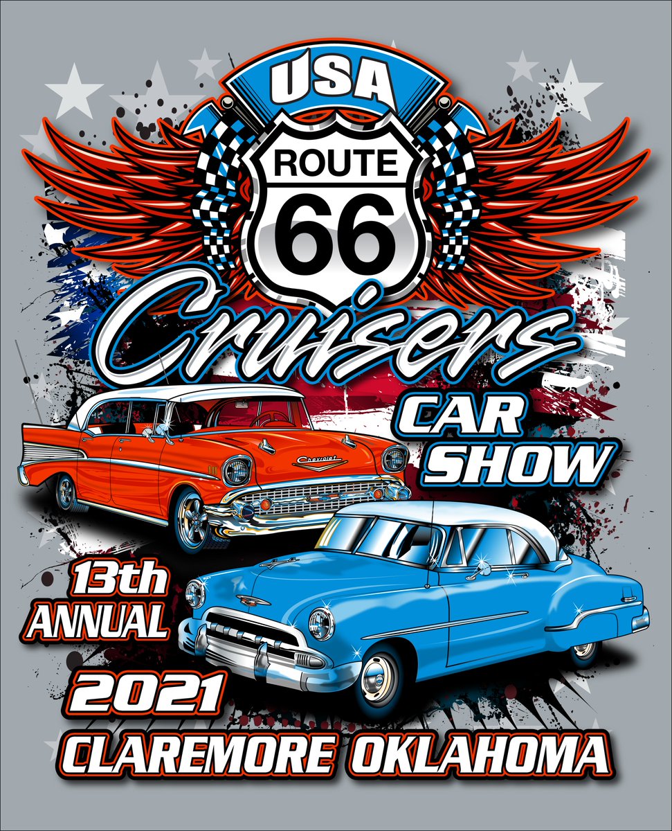 Route 66 Cruisers Car Show Weekend
Sept 24th-25th Claremore Lake! 
Benefits Sponsored Children of the Akdar Shrine
Arts &amp; Crafts - Food Vendors!  
#Route66 #carshow #claremore #Oklahoma #claremorelake #moreclaremore #greencountry