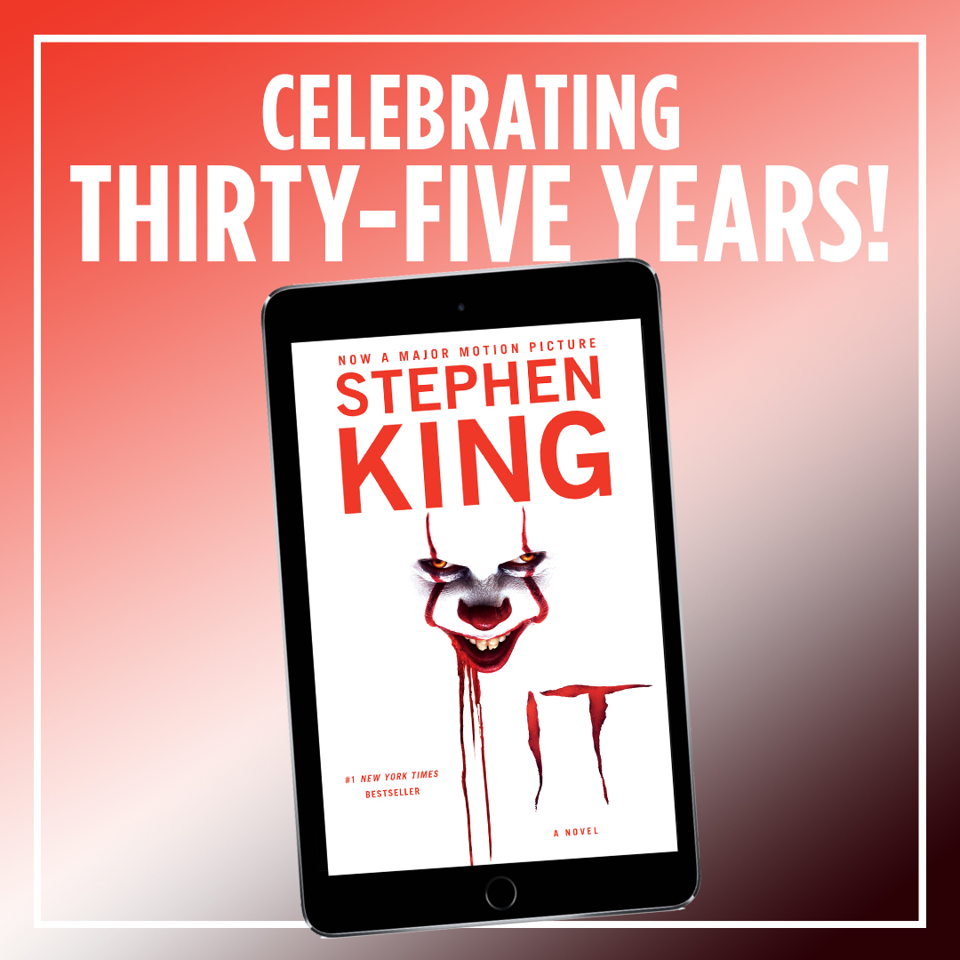 Happy 35th birthday, It! Read the classic in eBook $2.99 for a limited time!  