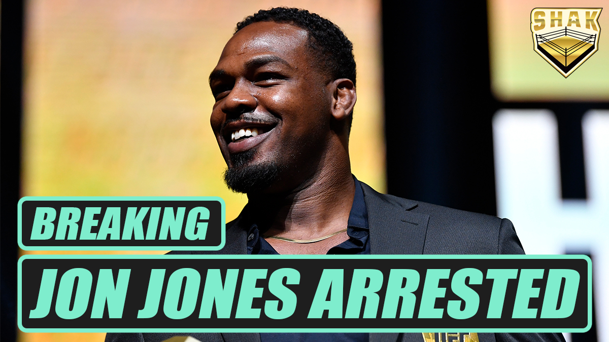 Shak_Fu's tweet photo. 🚨 BREAKING 🚨 Former UFC champion Jon Jones arrested, charged with battery domestic violence (first reported by @marc_raimondi) https://t.co/msr3K6Ppfb