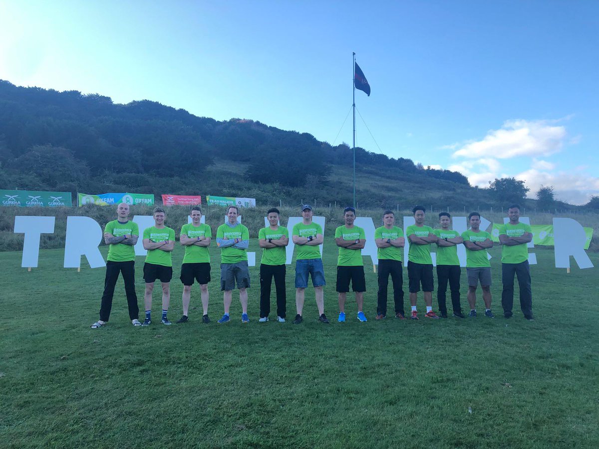 55Sqn's tweet photo. 3 @Proud_Sappers teams from @3RSMERegt are all set and ready for the 100km #trailwalker  tomorrow. Good luck 👍 https://t.co/qGaU7nf2Xc