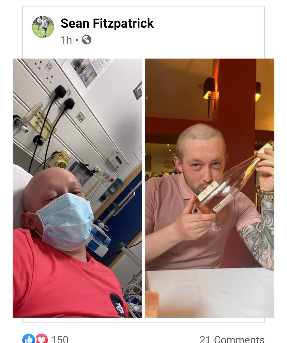 GreenislandFC's tweet photo. It's with absolute pleasure to bring you all some incredible news.... Fitzy 1 v 0 Cancer

See you on pitch very soon Sean   ♥️ https://t.co/RcqlwQUghB