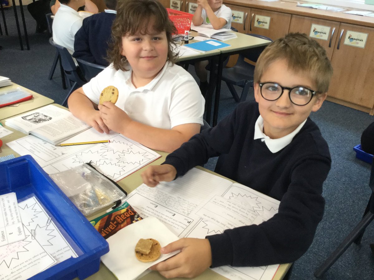 Ellishighlands's tweet photo. What a treat the Macmillan coffee morning was! Cakes whilst we write.@HighlandsPS @HumberEdTrust https://t.co/3fJ16FCVvb
