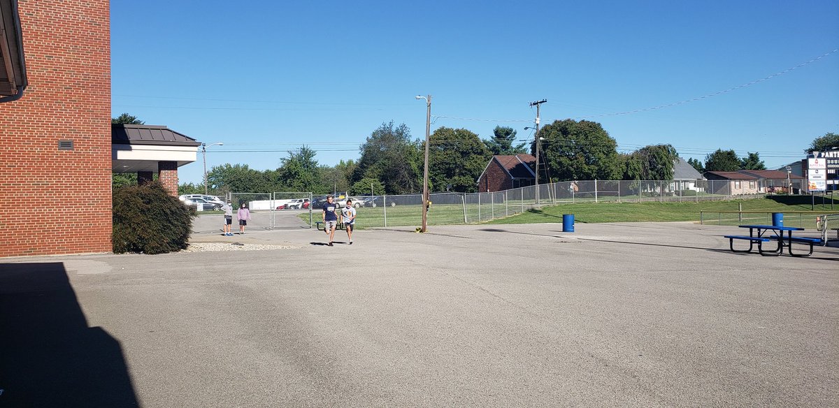 EisWorkforce's tweet photo. TK Stone students in Ms. Weaver's Medical Detectives class are conducting experiments on vital signs. Taking them at rest, then after exercise. #learningbydoing #greatdayforarun @TKStoneMiddle https://t.co/5s0c4yw5WN