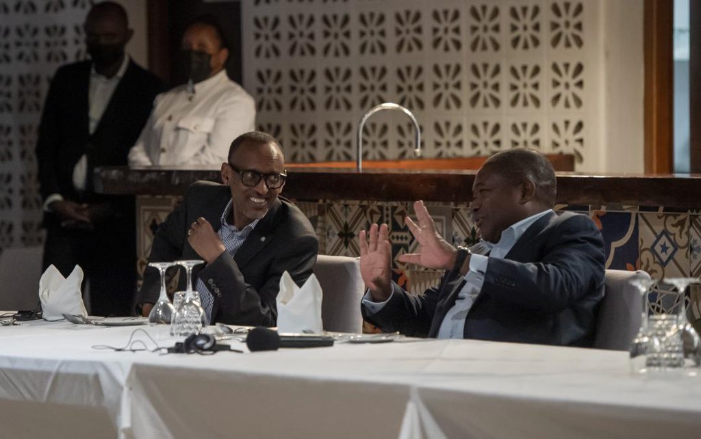 UrugwiroVillage's tweet photo. This evening in Pemba, President Kagame is  attending a dinner hosted in his honour by Mozambican President Filipe Nyusi. https://t.co/BkXEsQf9J3