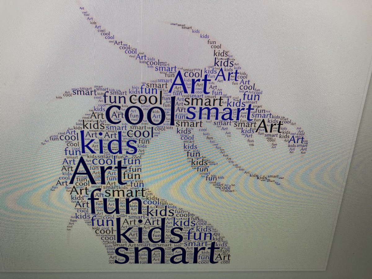 Mcclurediglab's tweet photo. After a hiatus from the pandemic, our lab is open again for @mcclurepanthers students to create! This week we worked on uploading a file into Google Classroom and turning it in! Check out some of our word art! https://t.co/Lmac3WAyXb