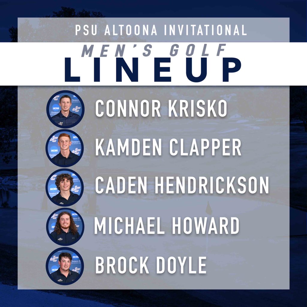 Lineup for today. #jcgolf #jcmg