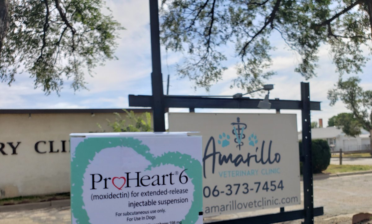 BIG NEWS!! AVC will now have ProHeart on our shelf!! So if you just have that one fur baby that doesn't care to take that monthly pill or chew! AVC now has an alternative!! Please call, text, or email for more information or appointment to help keep your furry friends protected!!