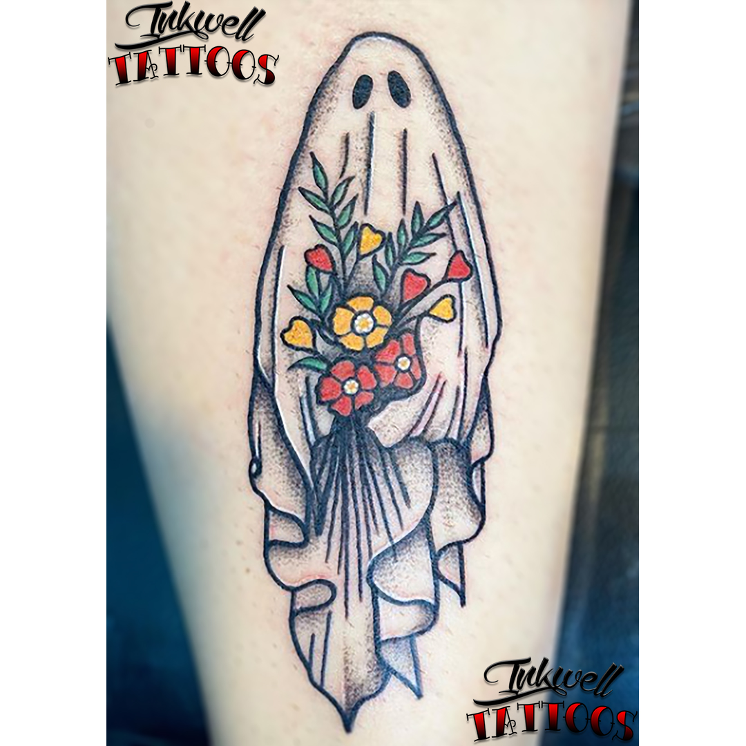 10 Terrifying And Creepy Ghost Tattoo Designs  Styles At Life