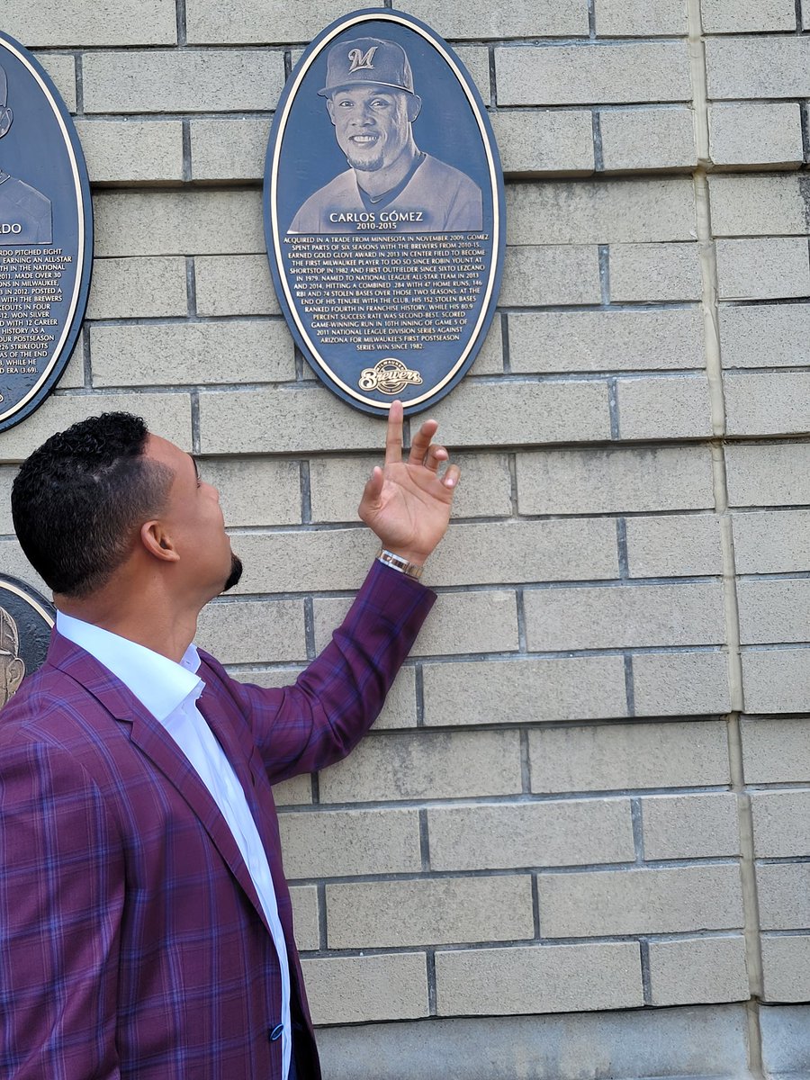 An honor and blessing to be part of the <a href="/Brewers/">Milwaukee Brewers</a> #WallOfHonor #Grateful