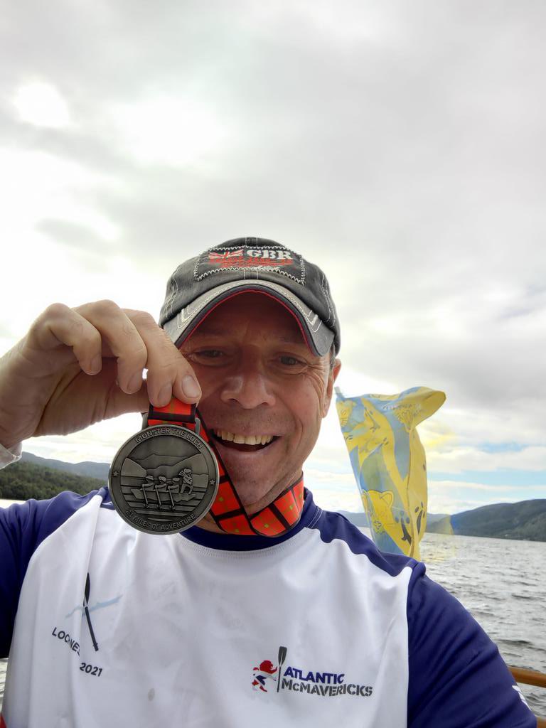 And he did it 🙌🏼 Big thank you <a href="/woodymsi/">Julian</a> who has rowed Loch Ness and raised nearly £700 for 353 by doing so. #GetBusyLiving