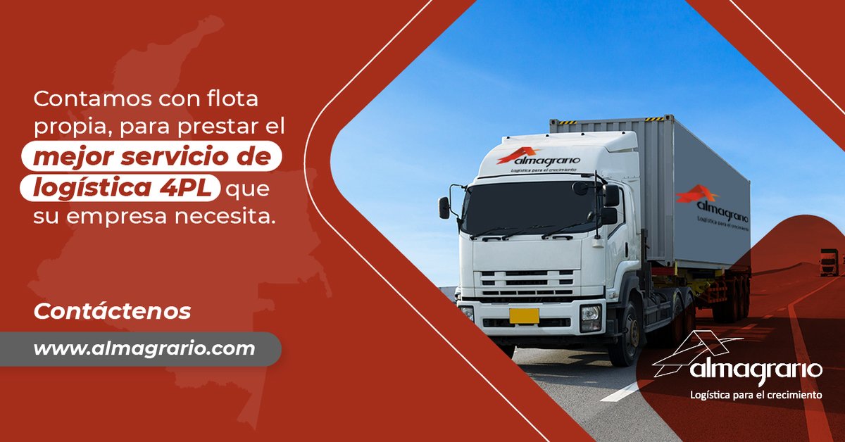 almagrario's tweet photo. Prestamos el servicio de transporte para carga masiva, carga semi masiva y carga extra dimensionada.
¡Descubra todos nuestros servicios ingresando a nuestro sitio web! https://t.co/TR9BXPirY2 

#almagrario #Transporte #Logistica4pl #Almacenamiento #Beneficios https://t.co/I9EtWcWfII