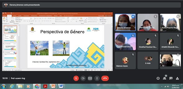 👉 Tercer día del Taller de Empoderamiento y Liderazgo, con los temas Prevención de la Violencia de Género y Derechos Humanos de la Mujer en la Práctica. 
#JuntosSaldremosAdelante 🙌
