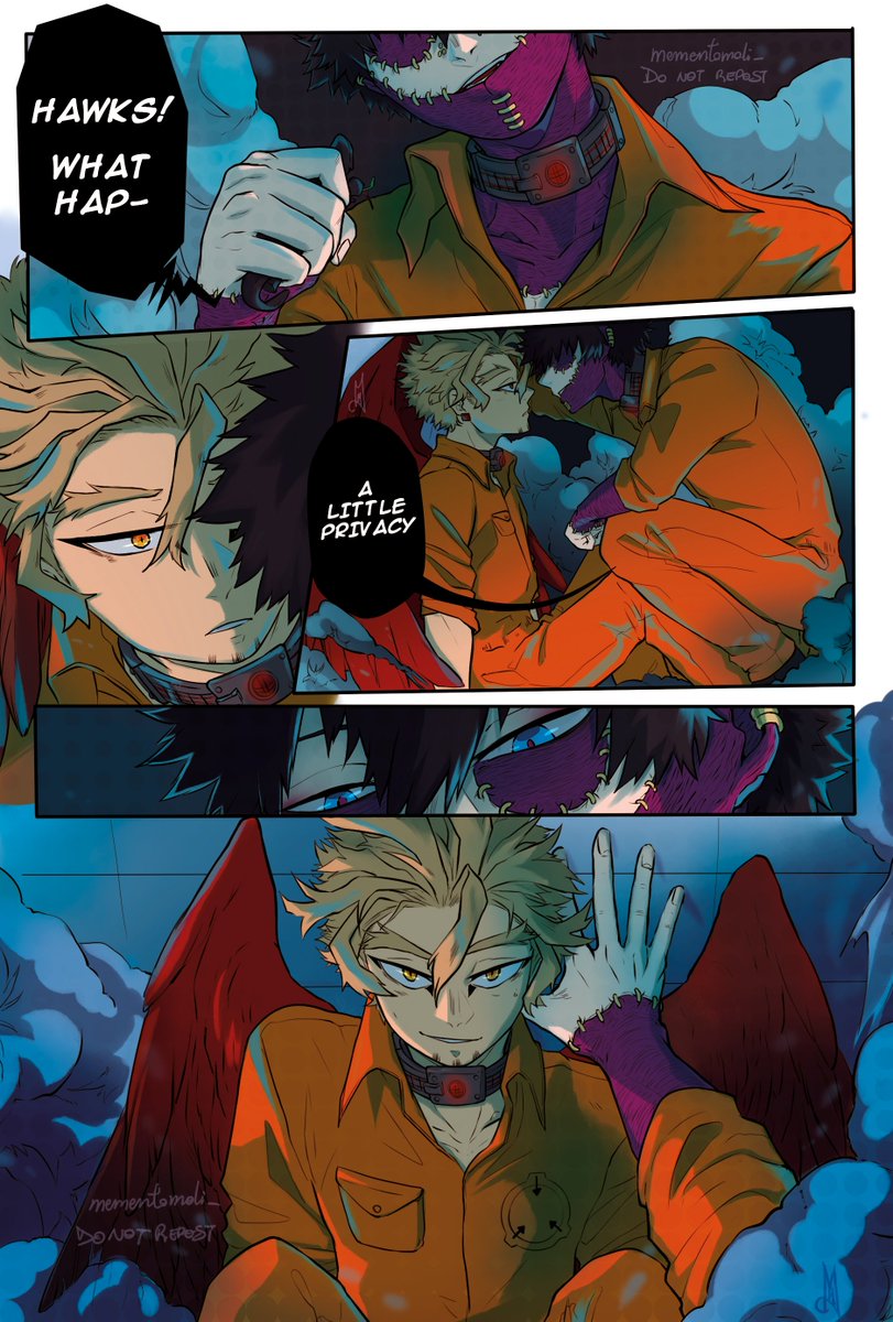 It was an absolute honor to be able to collab with the incredible @RedRubien for their SCP dabihawks au featured in "Metamorphos" (@dabihawksauzine 🧡💙)
Here's the link for the first part of "THE GAME" 😏
https://t.co/CkDq8DqOsm
I wonder what will happen next 😏💙🧡