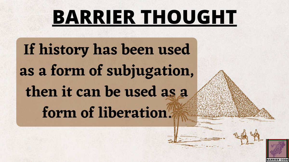 barrier_code's tweet image. History is a tool that can be utilized in many different ways. It requires the will to use it for good. 

#BarrierCode #BarrierThought #HistoryLiberation