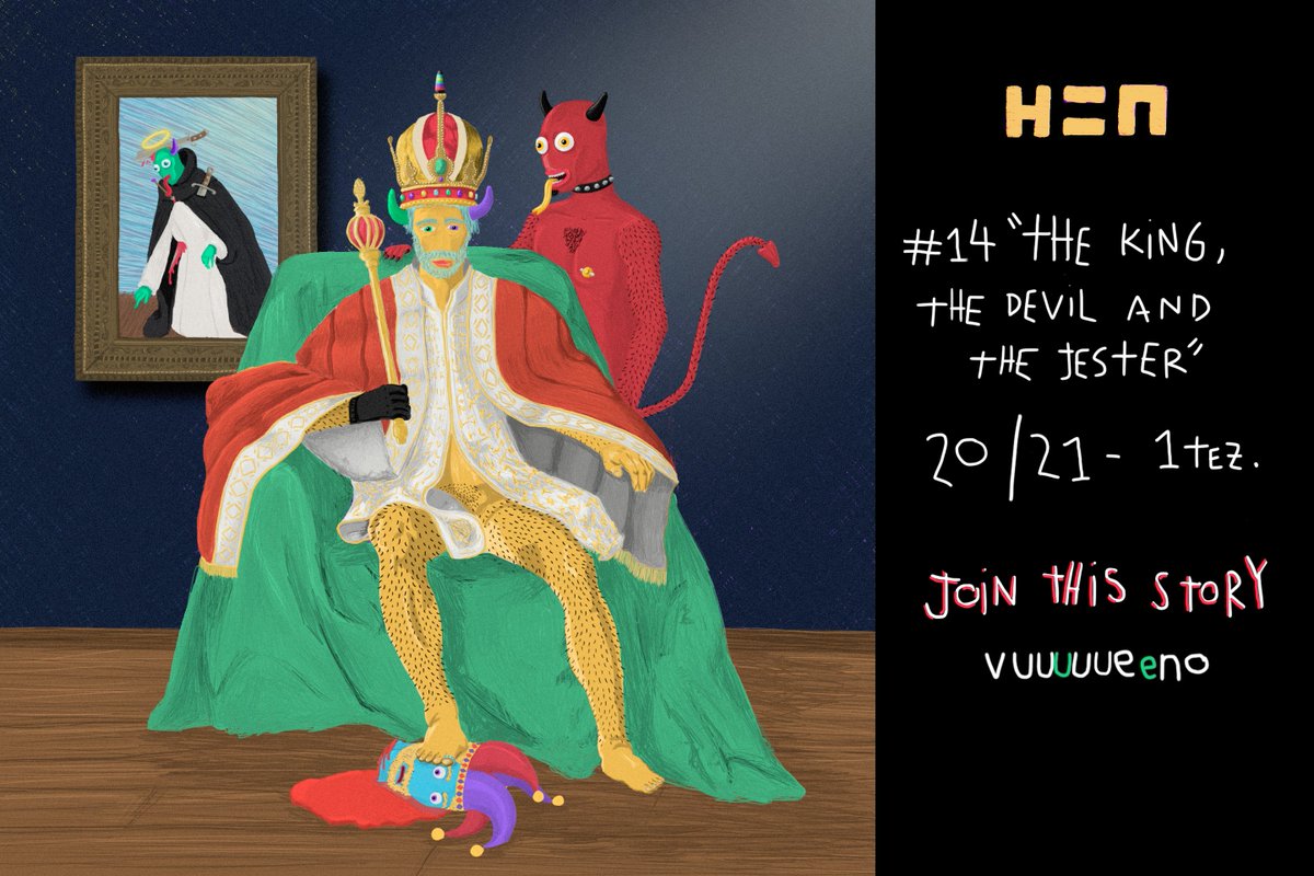 Just dropped! @onhicetnunc

My new OBJKT

Fear the king

20/21 - 1 Tez

hicetnunc.xyz/objkt/352948

<a href="/hicetnunc2000/">hicetnunc2000</a> @hicetnuncarg <a href="/objktcom/">objkt</a>

#hicetnunc #hen #tezosnft #nftcollection #nftcomunnity