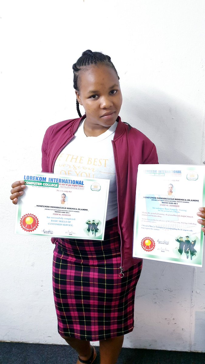 lorekom88's tweet image. Congratulations Nomfundo

#LorekomInternational 
#LorekomInternationalcollege