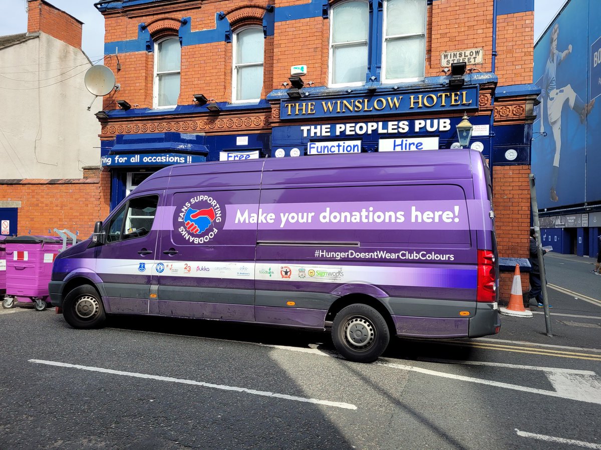 FANS SUPPORTING FOODBANKS #RightToFood (@sfoodbanks) on Twitter photo Can you do us a favour <a href="/MerPolEFC/">MerPol Everton FC</a> ?
At the debrief for tomorrow's game can inform your Officers that that we will again be situated on the corner of Goodison Road, next to the <a href="/TheWinslowHotel/">TheWinslowHotel</a>
A couple of people asked Officers " where's the Foodbank" the Officers didn't know Can you do us a favour <a href="/MerPolEFC/">MerPol Everton FC</a> ?
At the debrief for tomorrow's game can inform your Officers that that we will again be situated on the corner of Goodison Road, next to the <a href="/TheWinslowHotel/">TheWinslowHotel</a>
A couple of people asked Officers " where's the Foodbank" the Officers didn't know