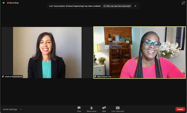 TPRCtweets's tweet image. Thank you @JRosenworcel and @drturnerlee for a look into what&apos;s ahead. #TPRC2021 #FCC #broadband #spectrum