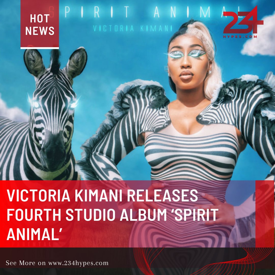 East African songstress @victoriakimani releases “Spirit Animal,” her 4th album and arguably her best work to date. She effortlessly fuses Afro-Pop, R&B & Afrobeats to create another Pan-African body of work 
•
•
•
•
•
#SpiritAnimal
#234hypes #victoriakimani