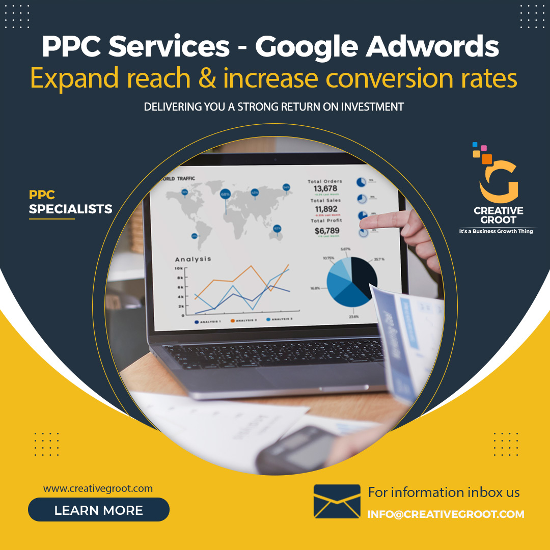 CreativeGroot's tweet image. Drive Relevant Traffic To Your Website Instantly With the Power &amp;amp; Reach Of Your PPC Ads.

Reach Us: creativegroot.com

#payperclick #googleads #adwords #costperclick #seoservices #semservices #ppc #payperclickmarketing #searchenginemarketing #canva #creativegrootmarketing