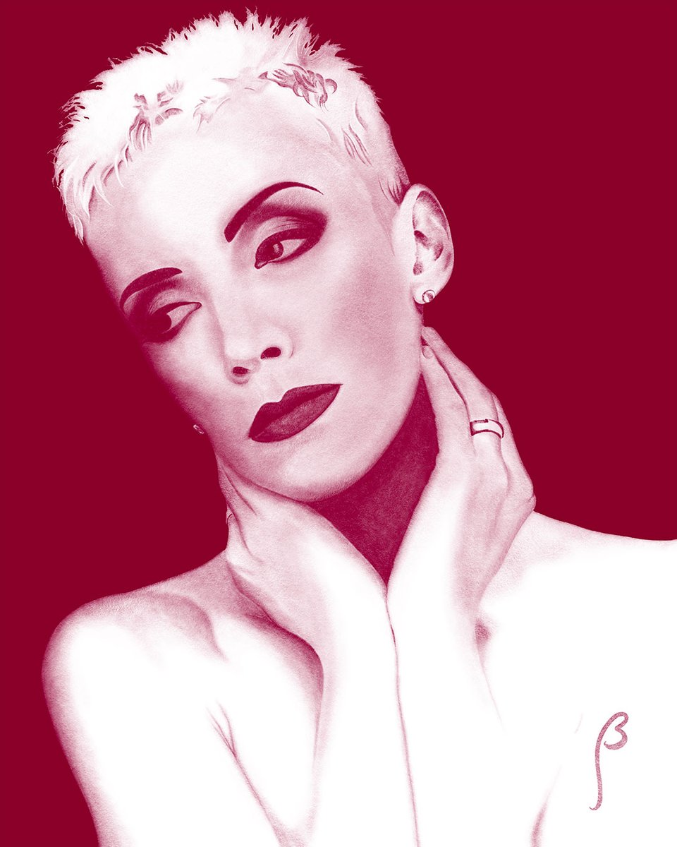 BargoDesign's tweet photo. Back when digital art didn't exist as it does today, used to draw on actual paper. 
This is still digital, but it brought me back in time and made me feel a bit more like an artist. 
What do you prefer? Color blocks, cartoon or realistic?
cc @annielennox #annielennox #procreate https://t.co/IUc5FkHDva