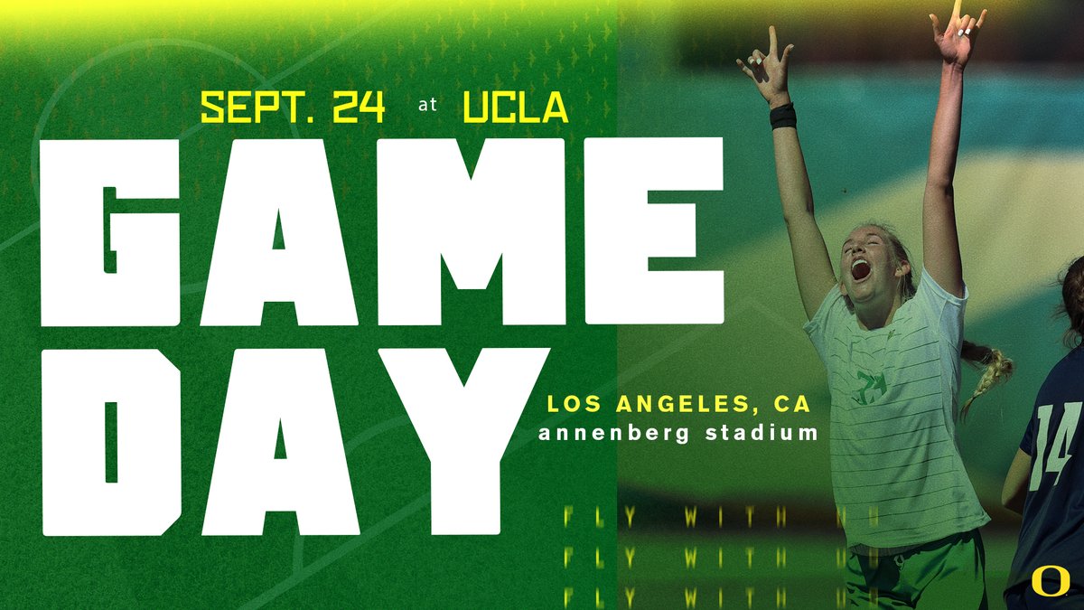 The <a href="/pac12/">Pac-12 Conference</a> opener is here.

🆚 <a href="/UCLAWSoccer/">UCLA Women's Soccer</a>  
🕖 7 PM PT
📍 Los Angeles
🏟 Annenberg Stadium
📺 <a href="/Pac12Network/">Pac-12 Network</a> 
💻 pac-12.com/live
📊 statbroadcast.com/events/statmon…

#GoDucks 🦆⚽