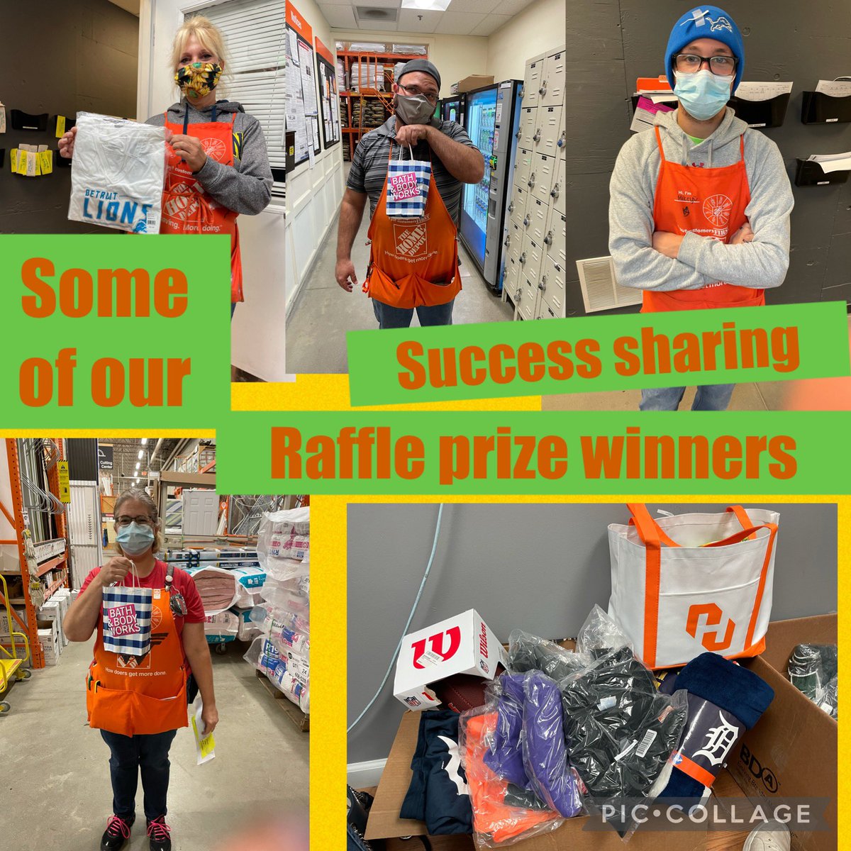 Tracee Linkewitz (@tllinke) on Twitter photo Our Team knocked it out of the park this last half! So we gave away over 50 Raffle Prizes during our success sharing Celebration Here are a few of the lucky winners <a href="/THDShelby/">Shelby Home Depot</a> <a href="/handywoman68/">Connie F.</a> @XKerrigan @SallyGansior <a href="/Yasoni5/">Steve</a> <a href="/KathyHD2758/">Kathy Steinberg</a> <a href="/Tammyha2758/">Tammy Hart</a> <a href="/RachelH2758/">Rachel</a> <a href="/DougLPhillipsJ1/">Doug L Phillips Jr.</a> Our Team knocked it out of the park this last half! So we gave away over 50 Raffle Prizes during our success sharing Celebration Here are a few of the lucky winners <a href="/THDShelby/">Shelby Home Depot</a> <a href="/handywoman68/">Connie F.</a> @XKerrigan @SallyGansior <a href="/Yasoni5/">Steve</a> <a href="/KathyHD2758/">Kathy Steinberg</a> <a href="/Tammyha2758/">Tammy Hart</a> <a href="/RachelH2758/">Rachel</a> <a href="/DougLPhillipsJ1/">Doug L Phillips Jr.</a>