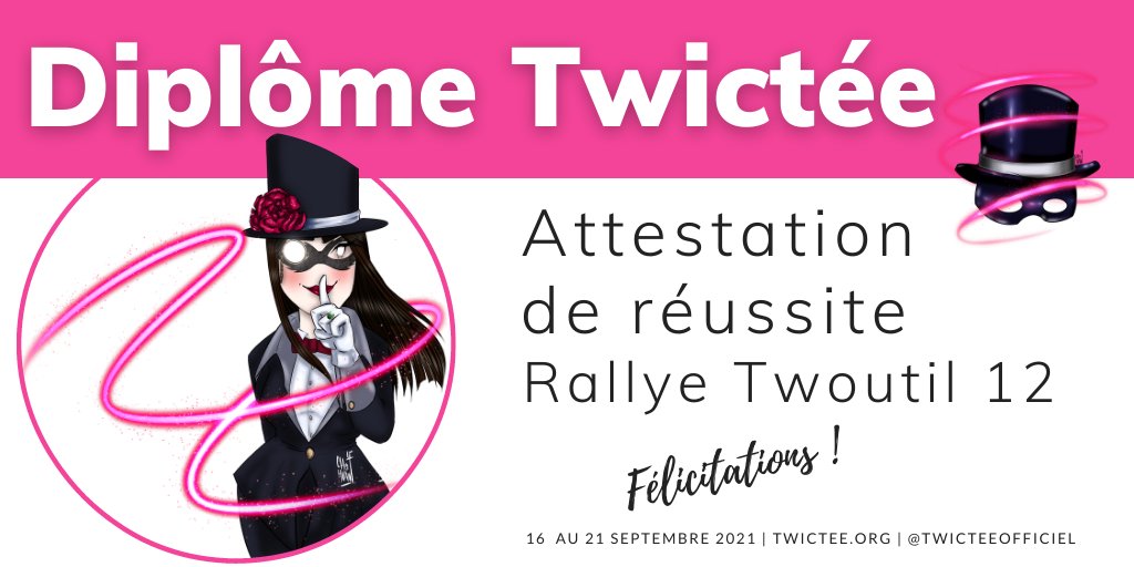 Quel beau début de #Saison9 vous faites <a href="/LesP6deMeukens/">Les P6 de Meukens</a> ! Vous décrochez le #DiplômeTwictée du #RallyeTwoutil12. 🎉
Bonne continuation avec l'épisode #Twictée51 !