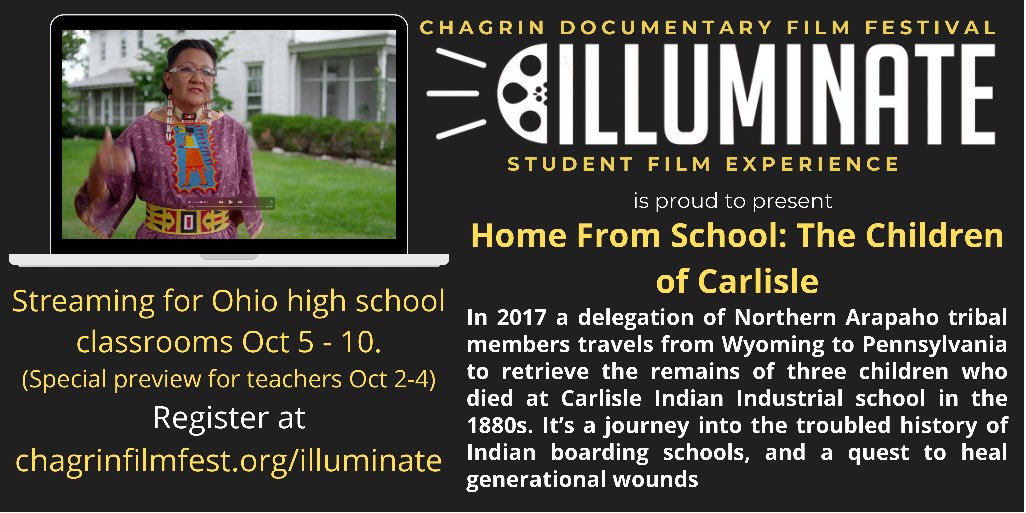 illuminatecdff's tweet photo. Ohio High School Teachers: Powerful &amp; revealing doc re Native American children &amp; boarding schools is available for class use in October! Register to show “Home From School: The Children of Carlisle” here https://t.co/FiThqXFnYc #documentary #ohedchat #NativeAmerican #History https://t.co/odBZqgTGv1
