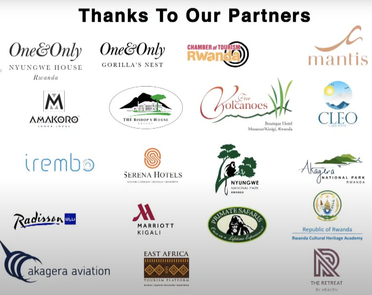 A big thank you to all our partners who made this year's #KwitaIzina gorilla naming ceremony a success!

#VisitRwanda 🦍🇷🇼