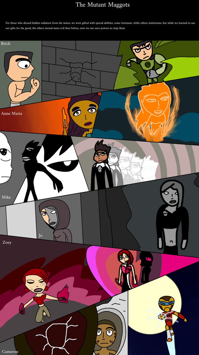 ElectroVision23's tweet photo. Total Drama Mutation - Day 1: Gifts
#TotalDrama #comic #fanart #mutantmaggots https://t.co/lO9cFN73S9