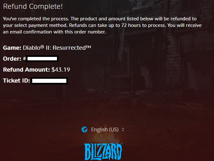 MatsTheBest's tweet photo. @Diablo @ign @GameSpot @pcgamer @GameRant @techradar #Diablo2Resurrected Actively suppressing talk about the AVX issue preventing thousands from playing. Removing posts showing how to get refunds. Blocking ppl talking about it on twitter. Support Forum thread has 2k+ posts in <24hrs https://t.co/In9v3sj0ra